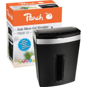 Peach Auto Micro Cut Schredder PS600-10