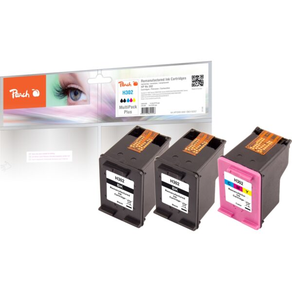 Peach Tinte 2x schwarz + color PI300-658