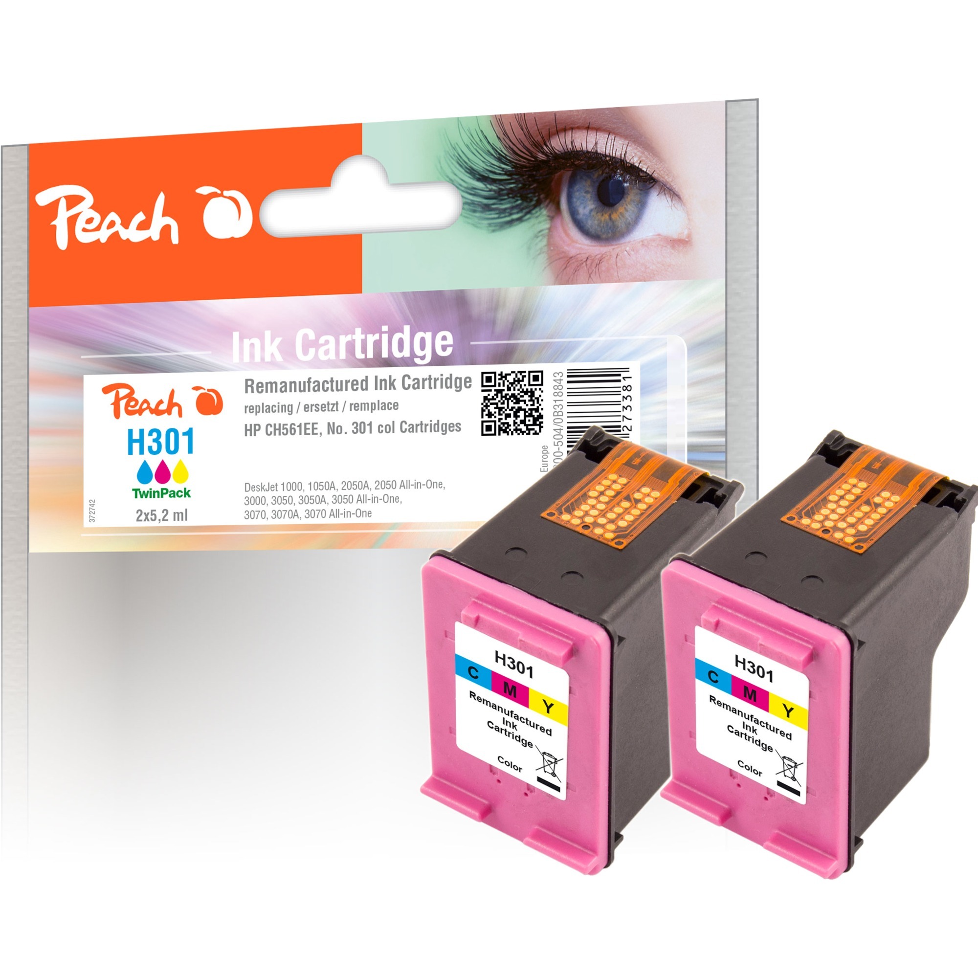 Peach Tinte Doppelpack color PI300-504