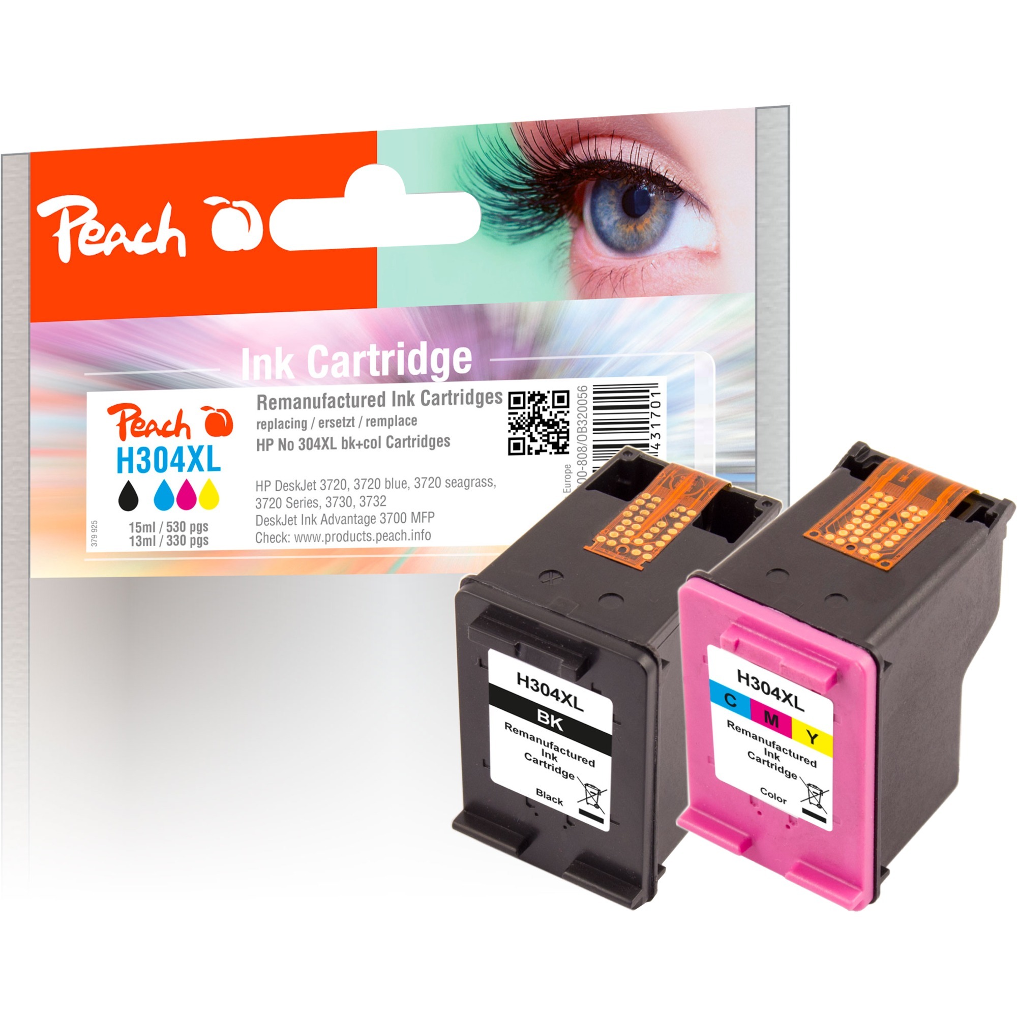 Peach Tinte schwarz + color PI300-808