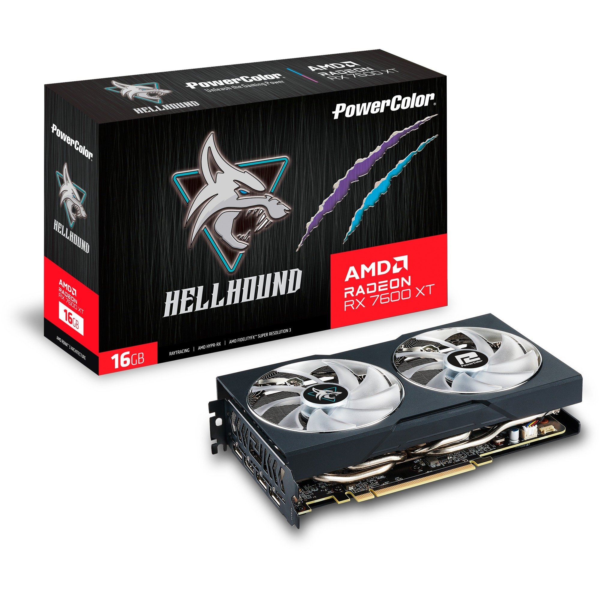 Powercolor Radeon RX 7600 XT Hellhound 16GB OC