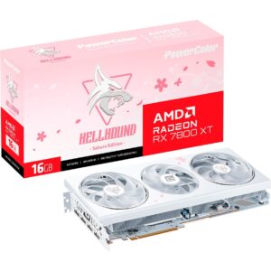 Powercolor Radeon RX 7800 XT Hellhound Sakura White 16GB OC