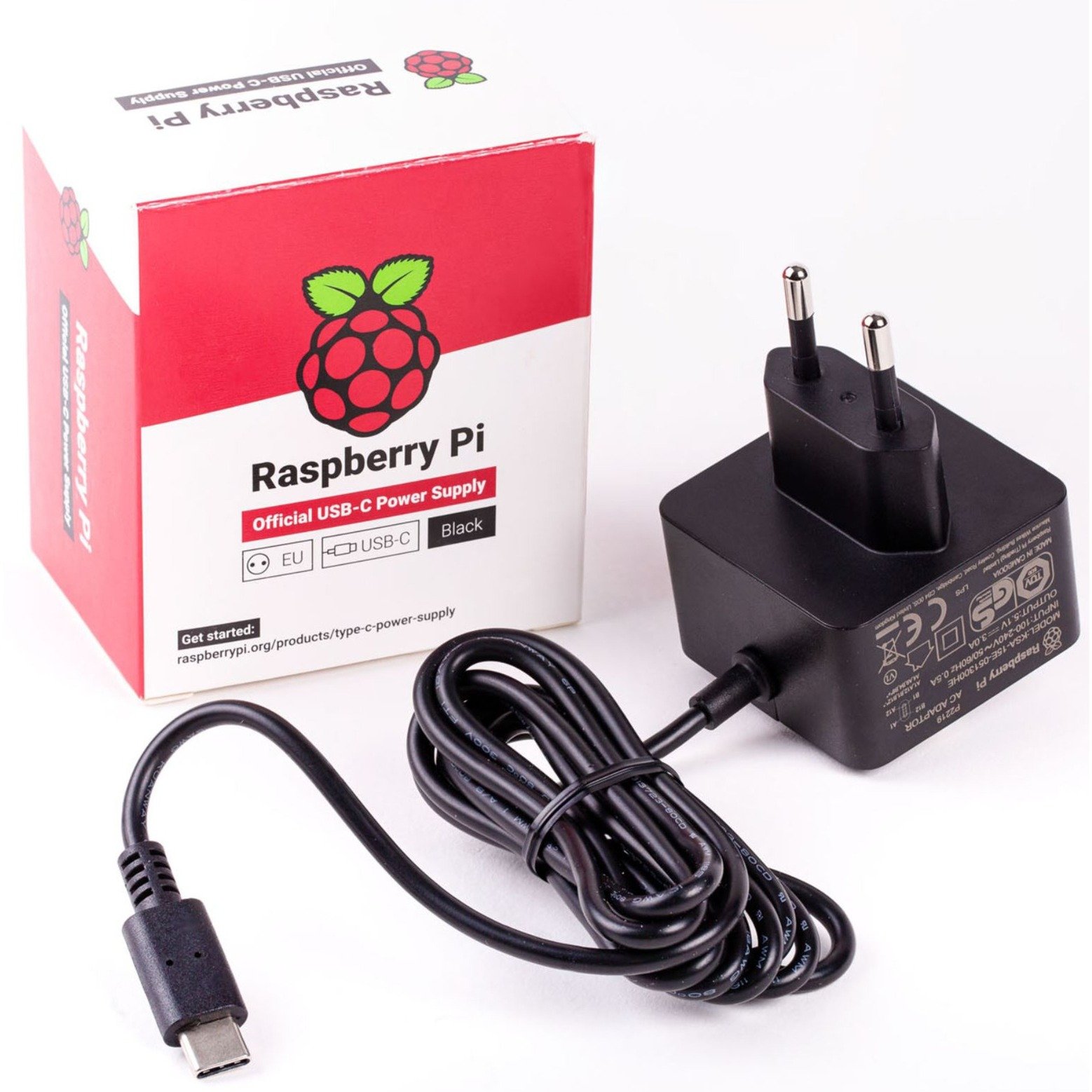 Raspberry Pi Foundation Offizielle Black Raspberry Pi 5.1A/3A PSU