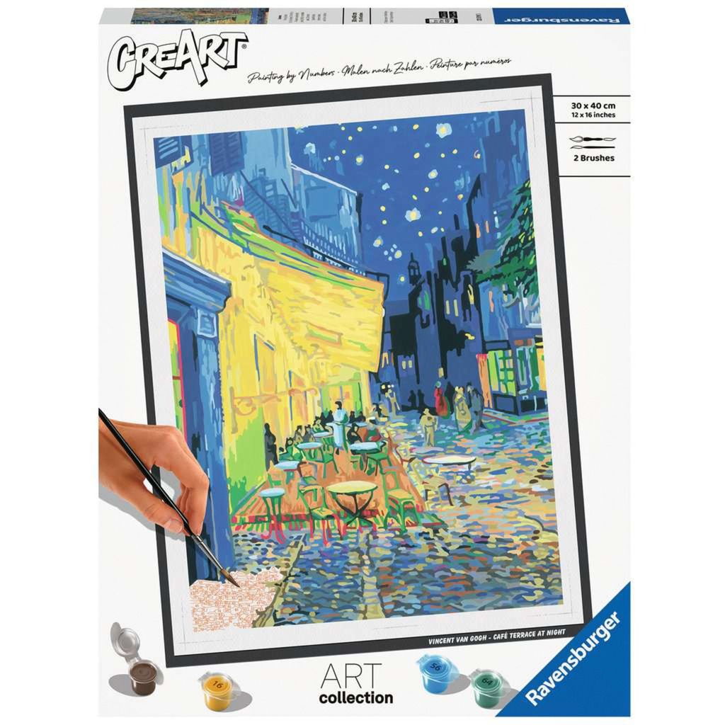 Ravensburger CreArt ART Collection - Café Terrace at Night (Van Gogh)
