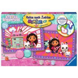 Ravensburger Malen nach Zahlen Junior - DreamWorks Gabby''s Dollhouse