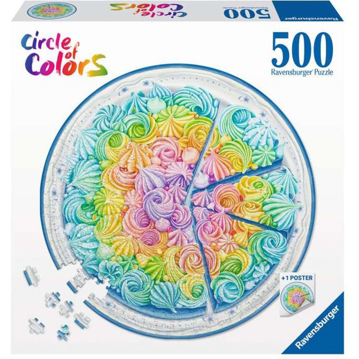 Ravensburger Puzzle Circle of Colors Rainbow Cake