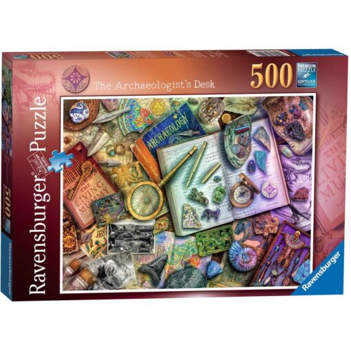 Ravensburger Puzzle Schreibtisch des Archäologen