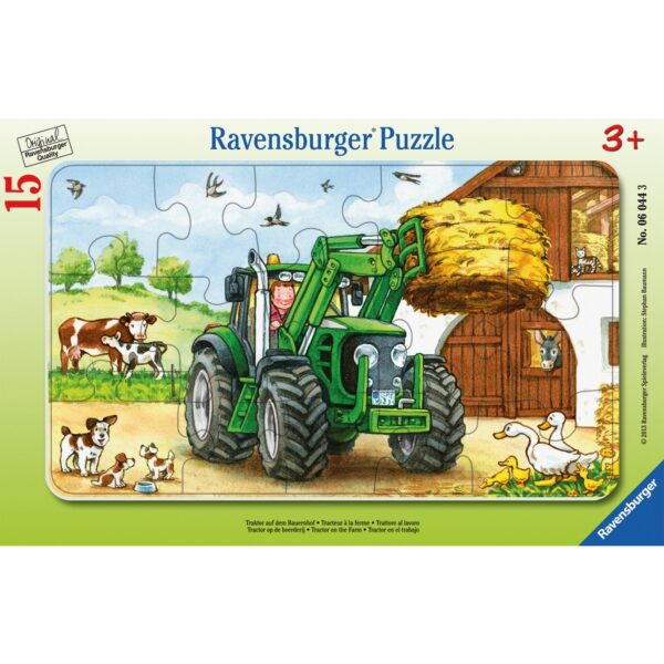 Ravensburger Puzzle Traktor auf dem Bauernhof