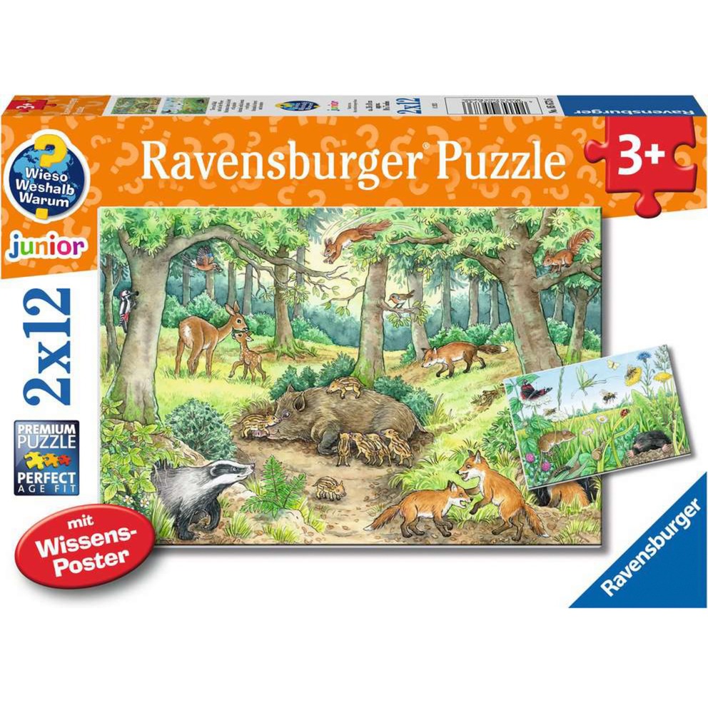 Ravensburger Wieso? Weshalb? Warum? Tiere im Wald und auf der Wiese