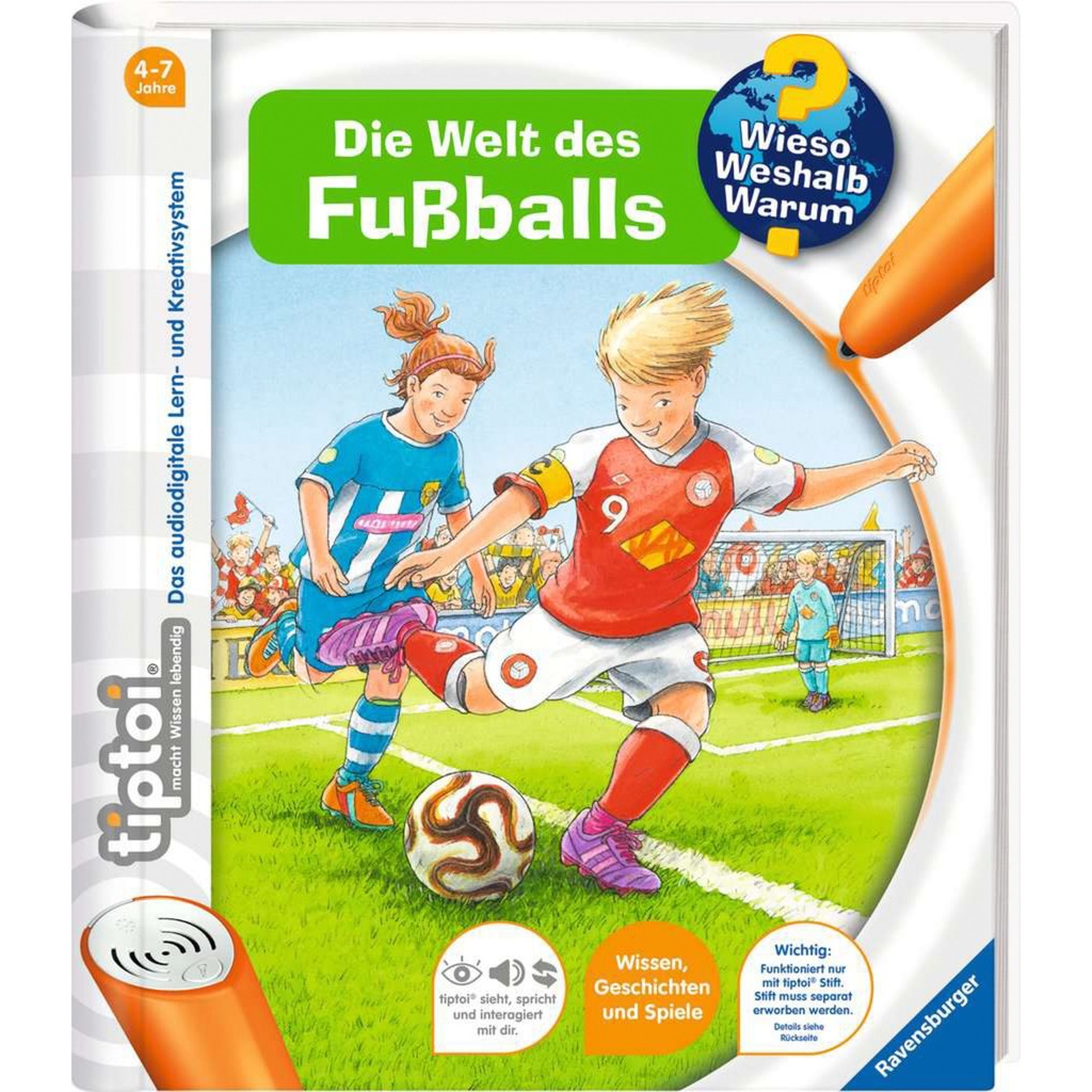Ravensburger tiptoi Wieso? Weshalb? Warum? Die Welt des Fußballs