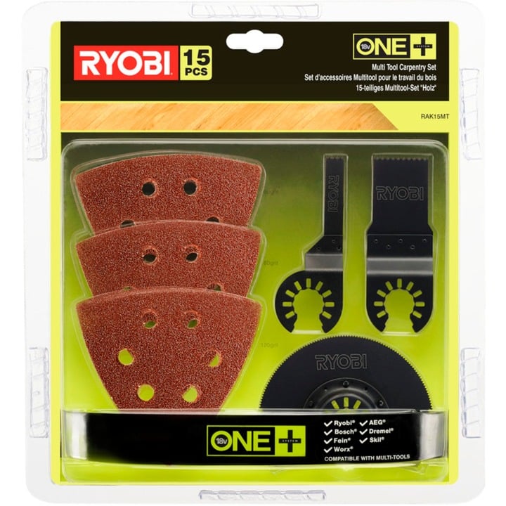 Ryobi Schleif- und Sägeblatt-Set RAK15MT