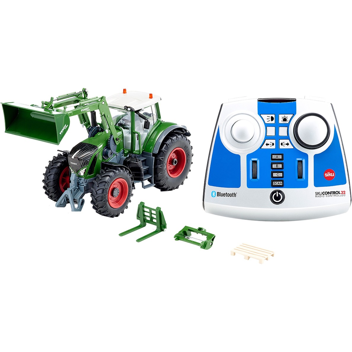 SIKU CONTROL32 Fendt 933 Vario mit Frontlader und Bluetooth-Fernsteuermodul