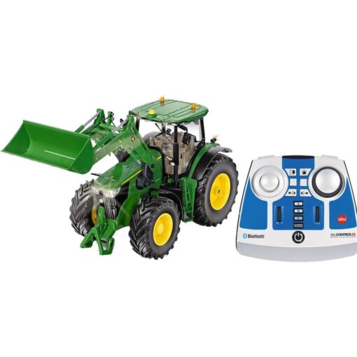 SIKU CONTROL32 John Deere 7310R mit Frontlader und Bluetooth-Fernsteuermodul