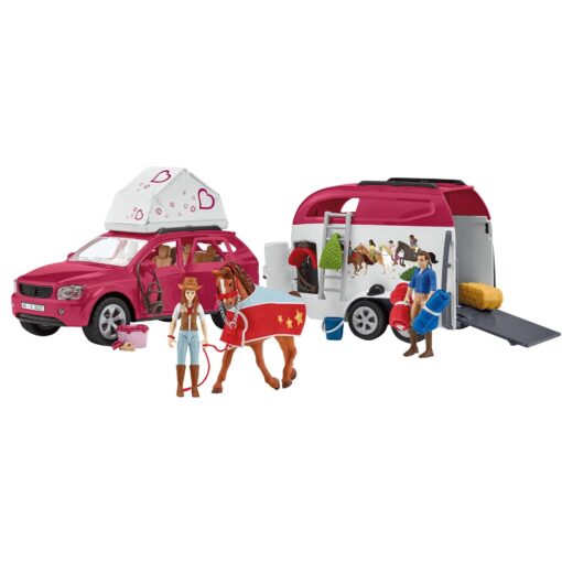 Schleich Horse Club Abenteuer mit Auto und Pferdeanhänger
