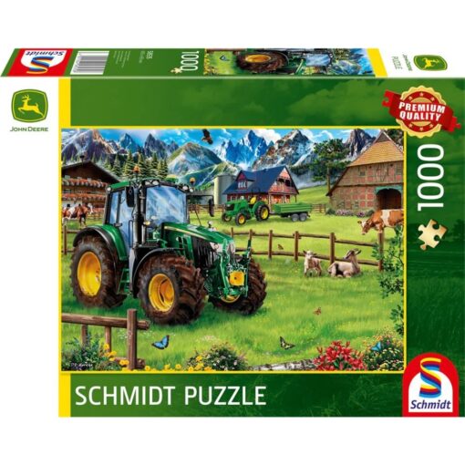 Schmidt Spiele John Deere: Alpenvorland mit Traktor 6120M