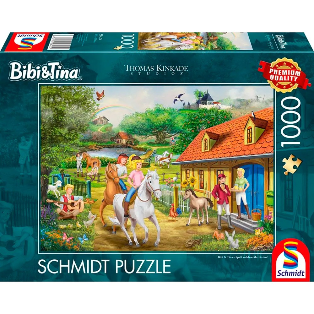 Schmidt Spiele Thomas Kinkade Studios: Bibi & Tina – Spaß auf dem Martinshof