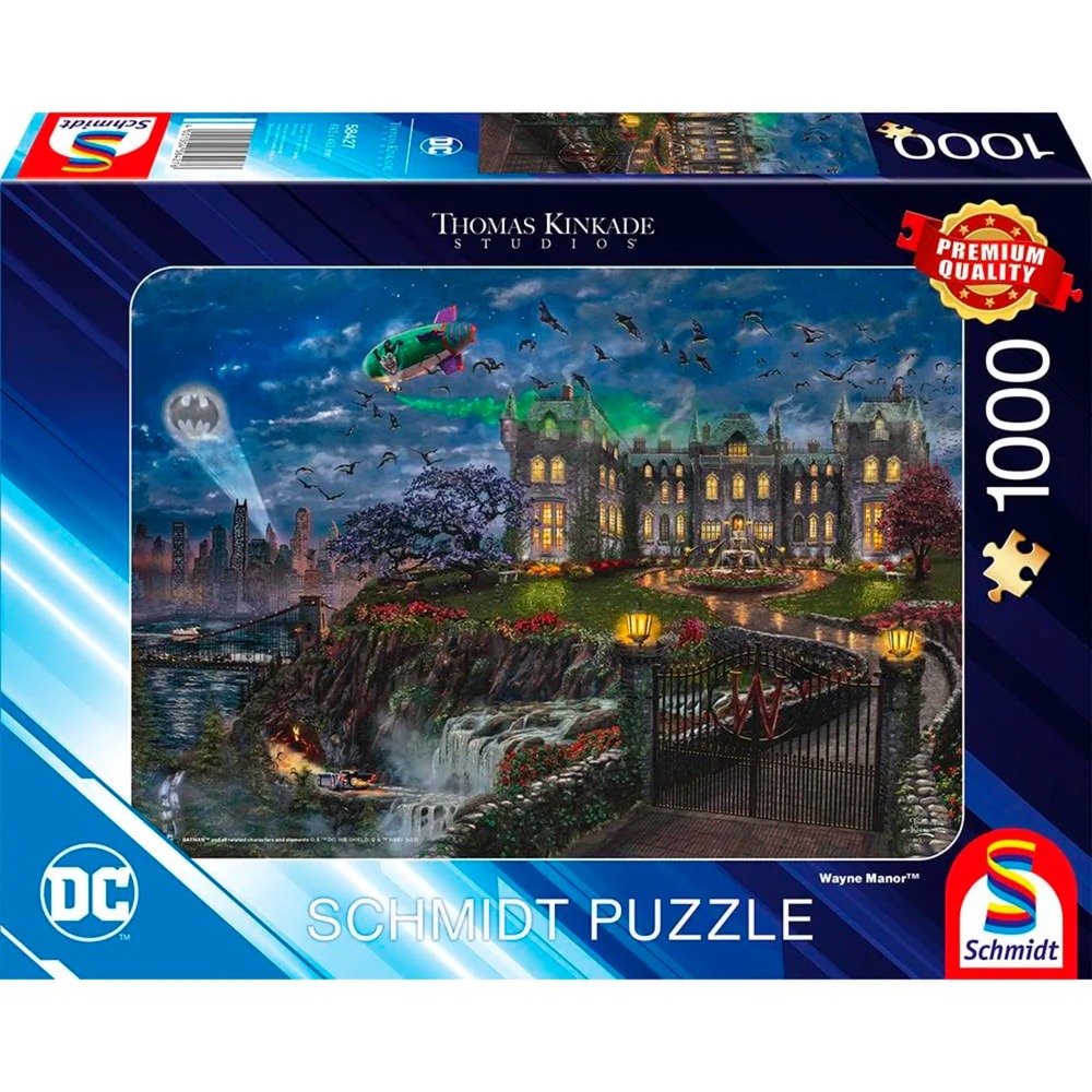 Schmidt Spiele Thomas Kinkade Studios: DC Comics Wayne Manor