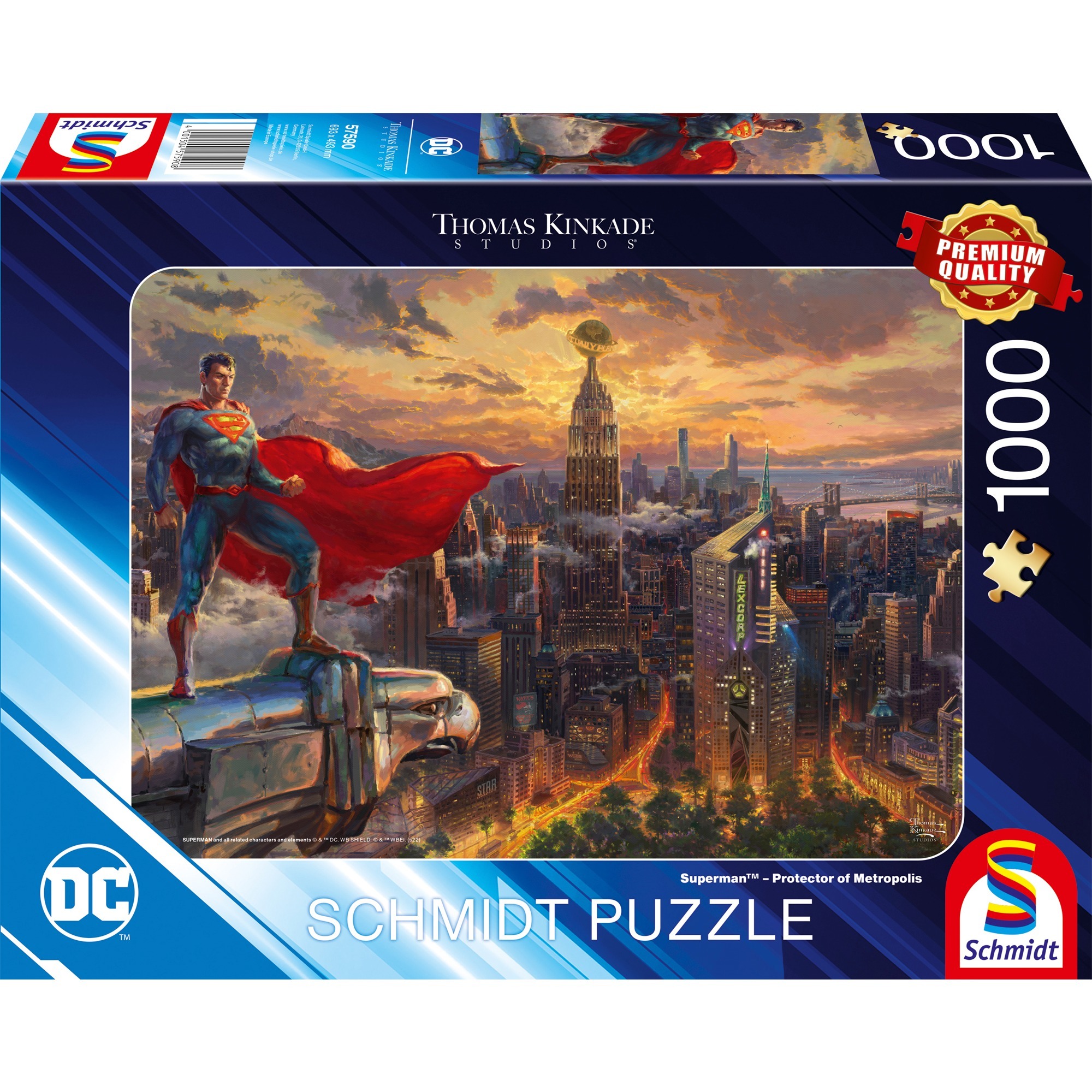 Schmidt Spiele Thomas Kinkade Studios: DC - Superman - Protector of Metropolis