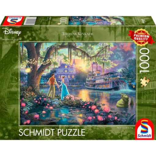 Schmidt Spiele Thomas Kinkade Studios: Disney Dreams Collection - Die Prinzessin und der Frosch