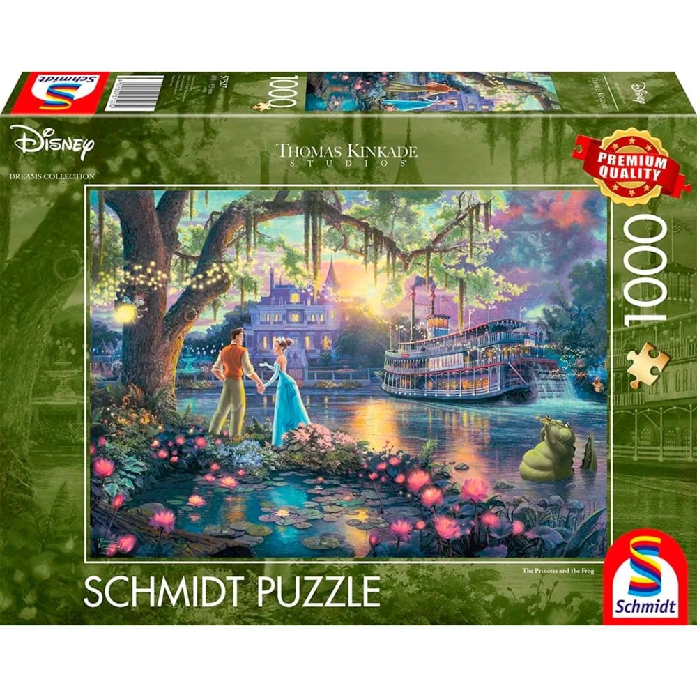 Schmidt Spiele Thomas Kinkade Studios: Disney Dreams Collection - Die Prinzessin und der Frosch