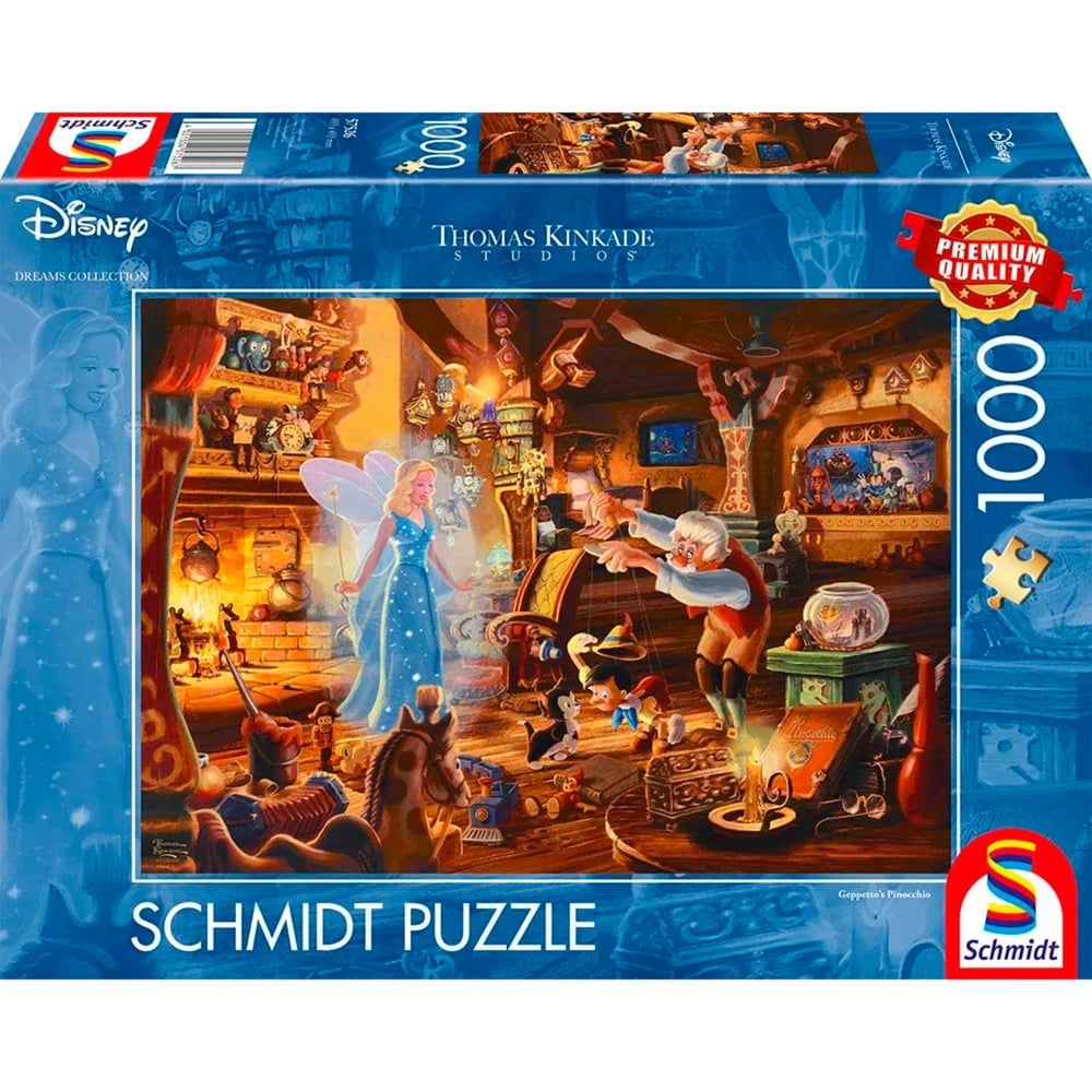 Schmidt Spiele Thomas Kinkade Studios: Disney Dreams Collection - Geppettos Pinocchio