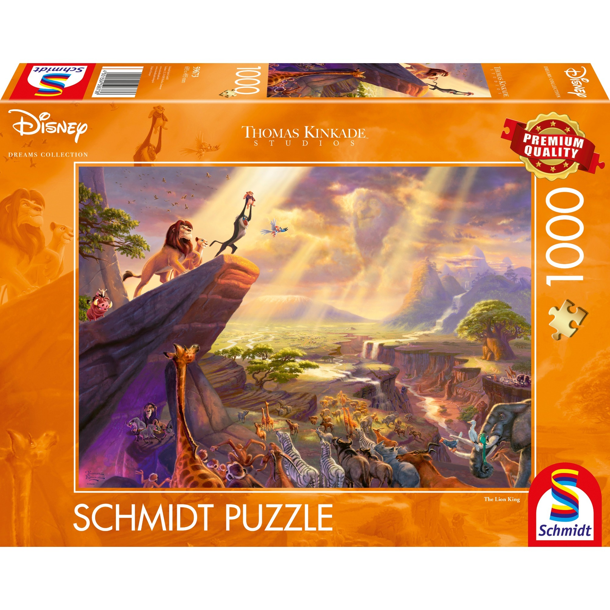 Schmidt Spiele Thomas Kinkade Studios: Disney Dreams Collection - König der Löwen