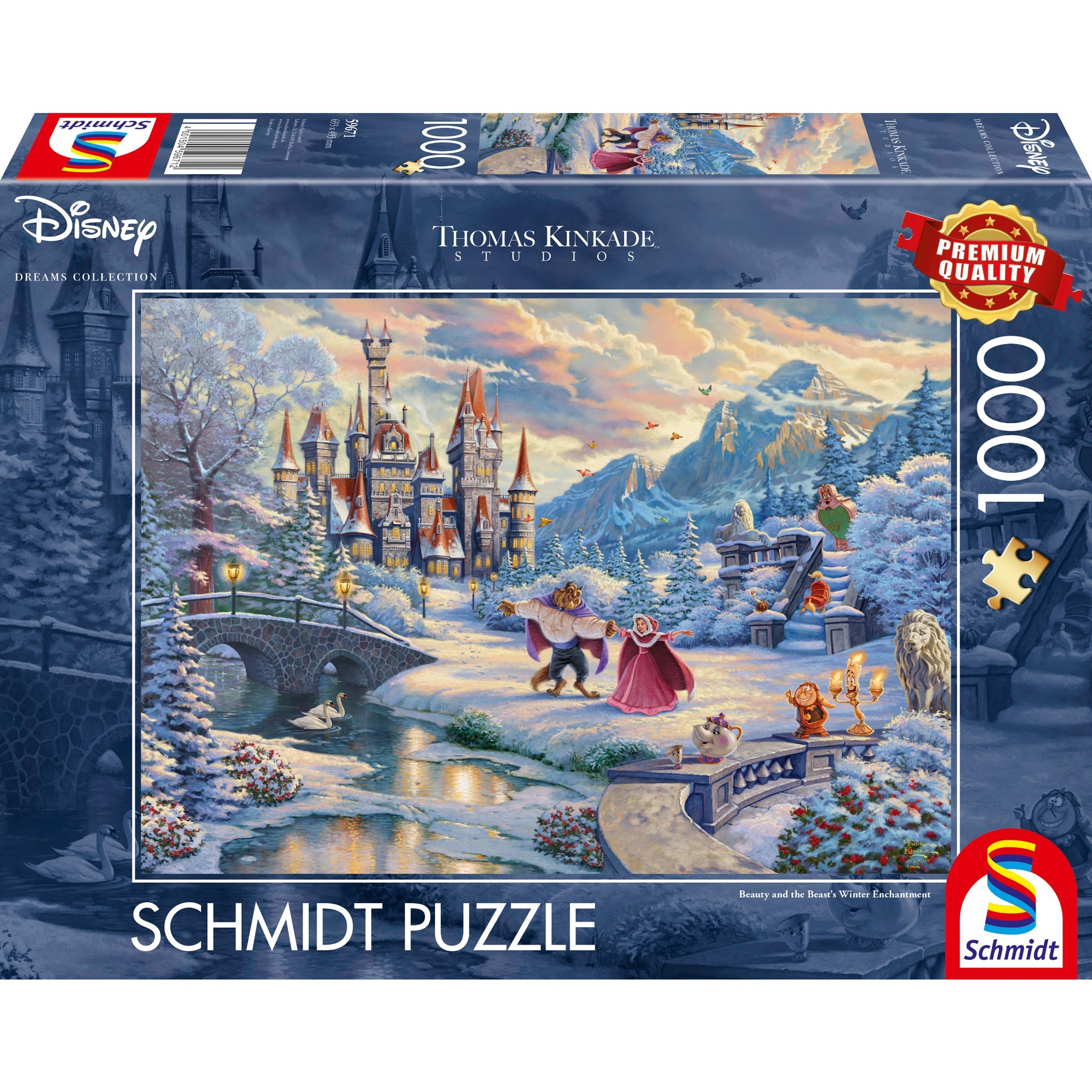 Schmidt Spiele Thomas Kinkade Studios: Disney - Die Schöne und das Biest