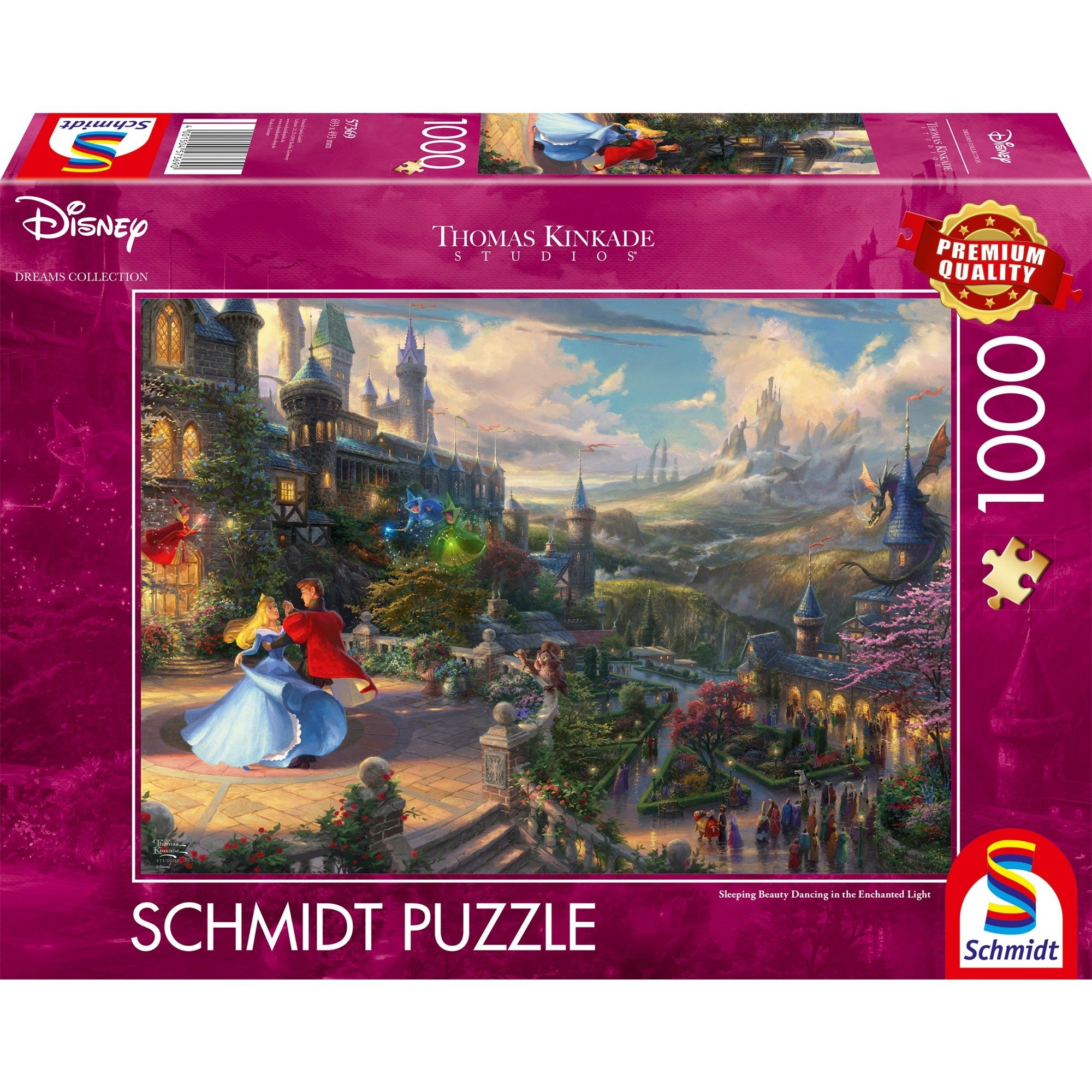 Schmidt Spiele Thomas Kinkade Studios: Sleeping Beauty Dancing in the Enchanted Light