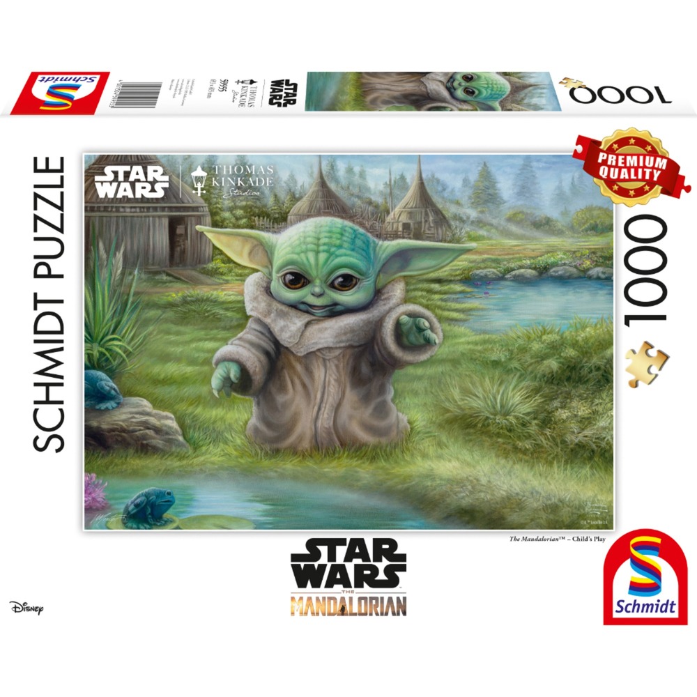 Schmidt Spiele Thomas Kinkade Studios: Star Wars The Mandalorian - Grogu Das Kind
