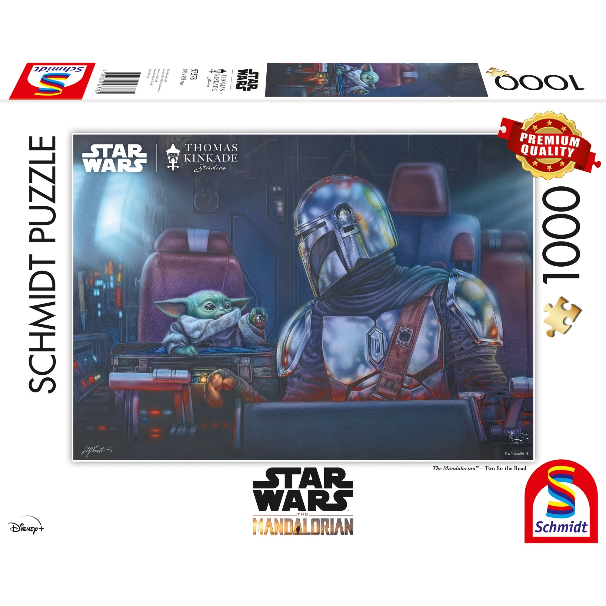Schmidt Spiele Thomas Kinkade Studios: Star Wars The Mandalorian – Two for the Road