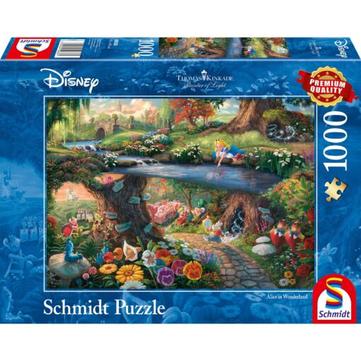 Schmidt Spiele Thomas Kinkade: Painter of Light - Disney - Alice im Wunderland