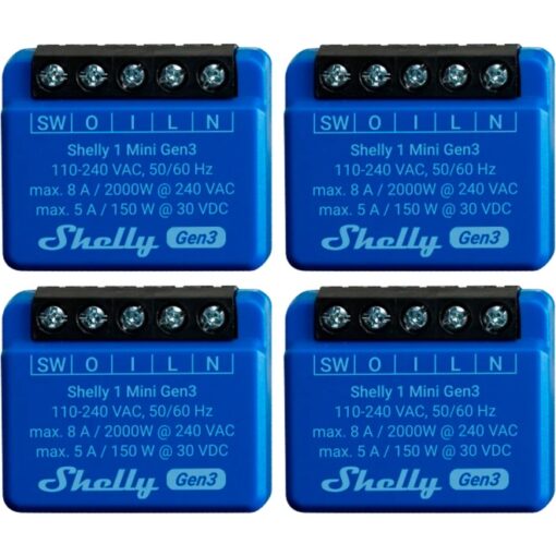 Shelly Plus 1 Mini Gen3 Sparpack