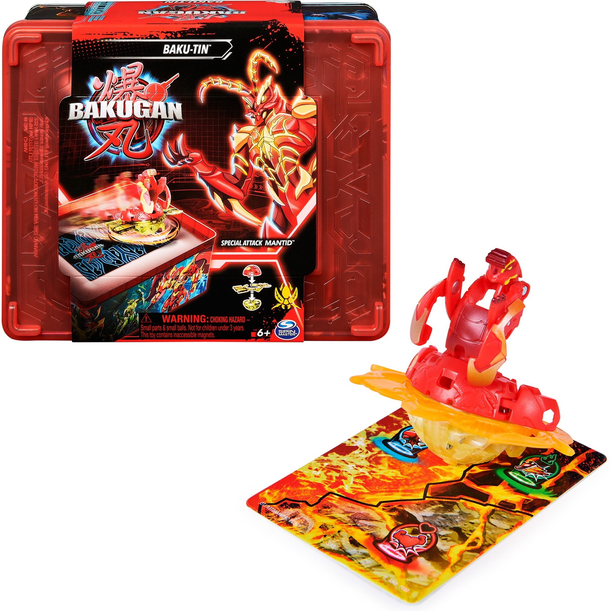 Spin Master Bakugan 2023 Baku-Tin mit Special Attack Mantid