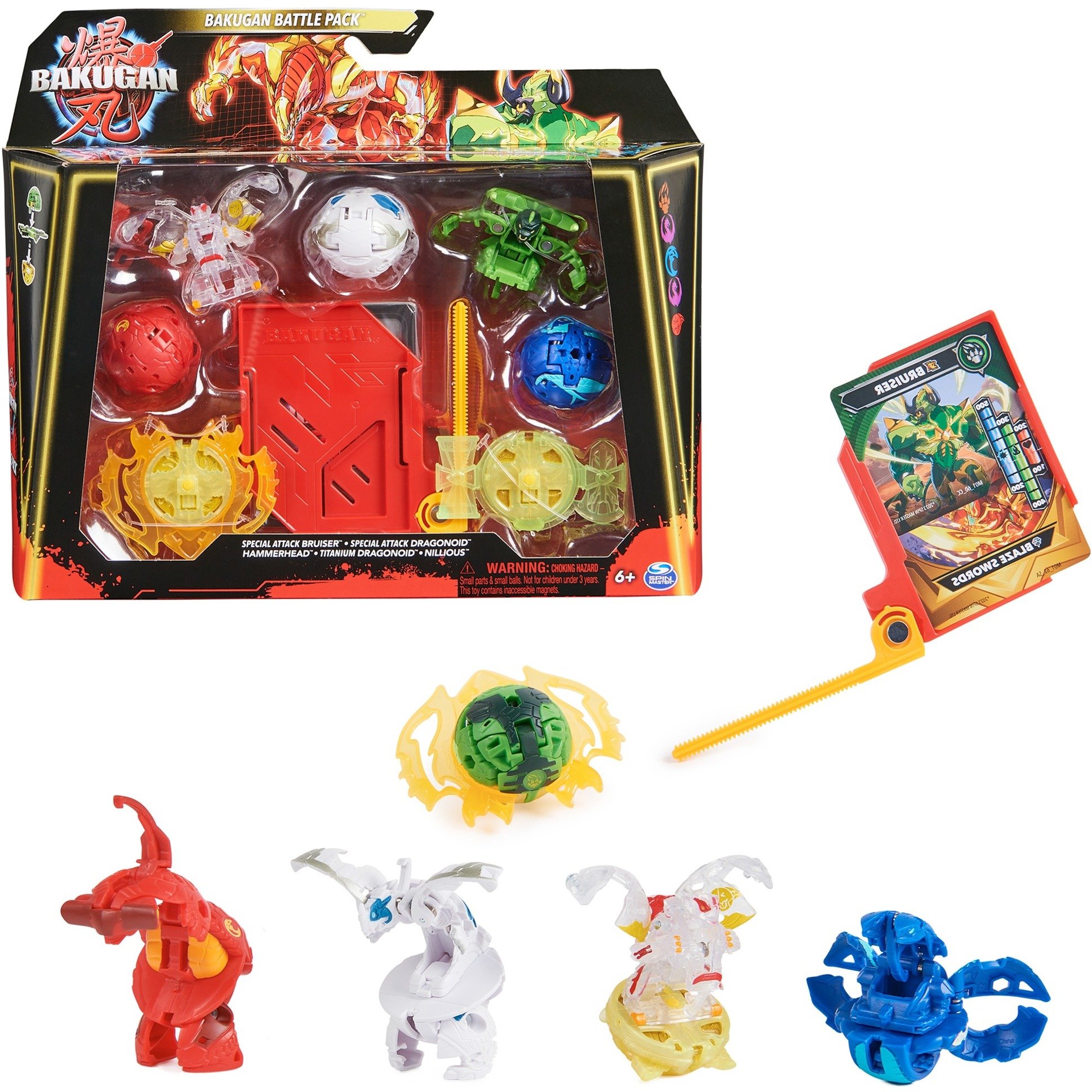 Spin Master Bakugan 2023 Battle Pack mit 5 Bällen