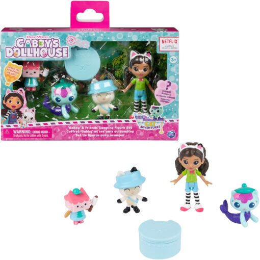 Spin Master DreamWorks Gabby''s Dollhouse Cat Adventures - Camping Figuren Set