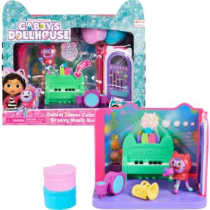 Spin Master Gabby''s Dollhouse Deluxe Room – Groovy Music Room