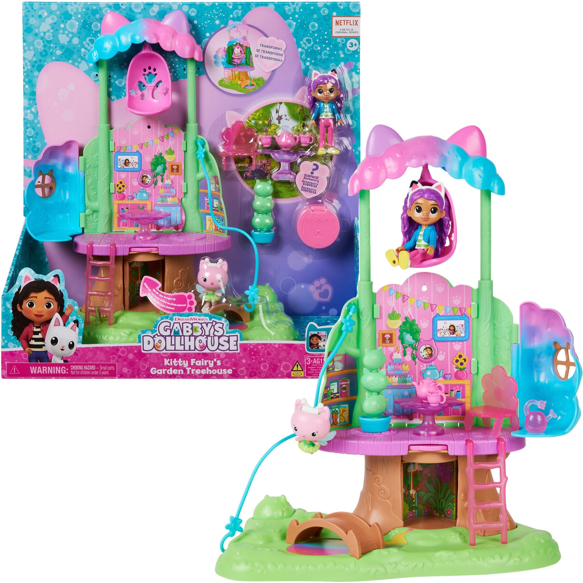 Spin Master Gabby''s Dollhouse - Kitty Fairy''s Garten Spielset