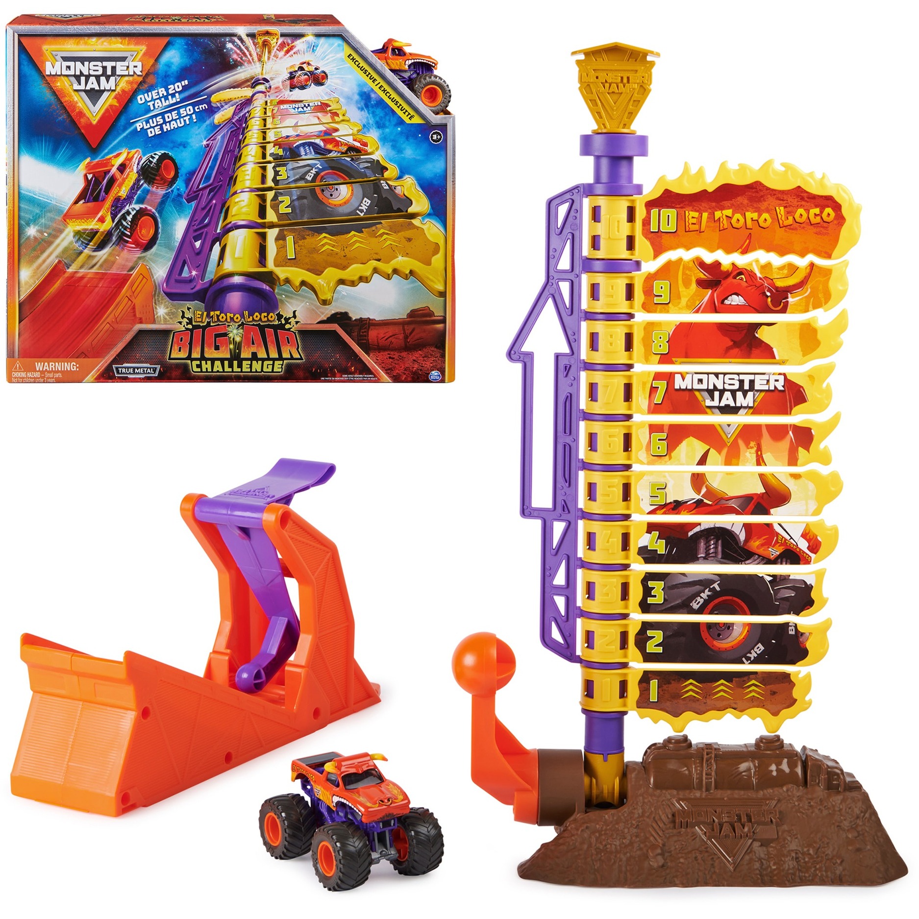 Spin Master Monster Jam - Big Air Challenge mit El Toro Loco