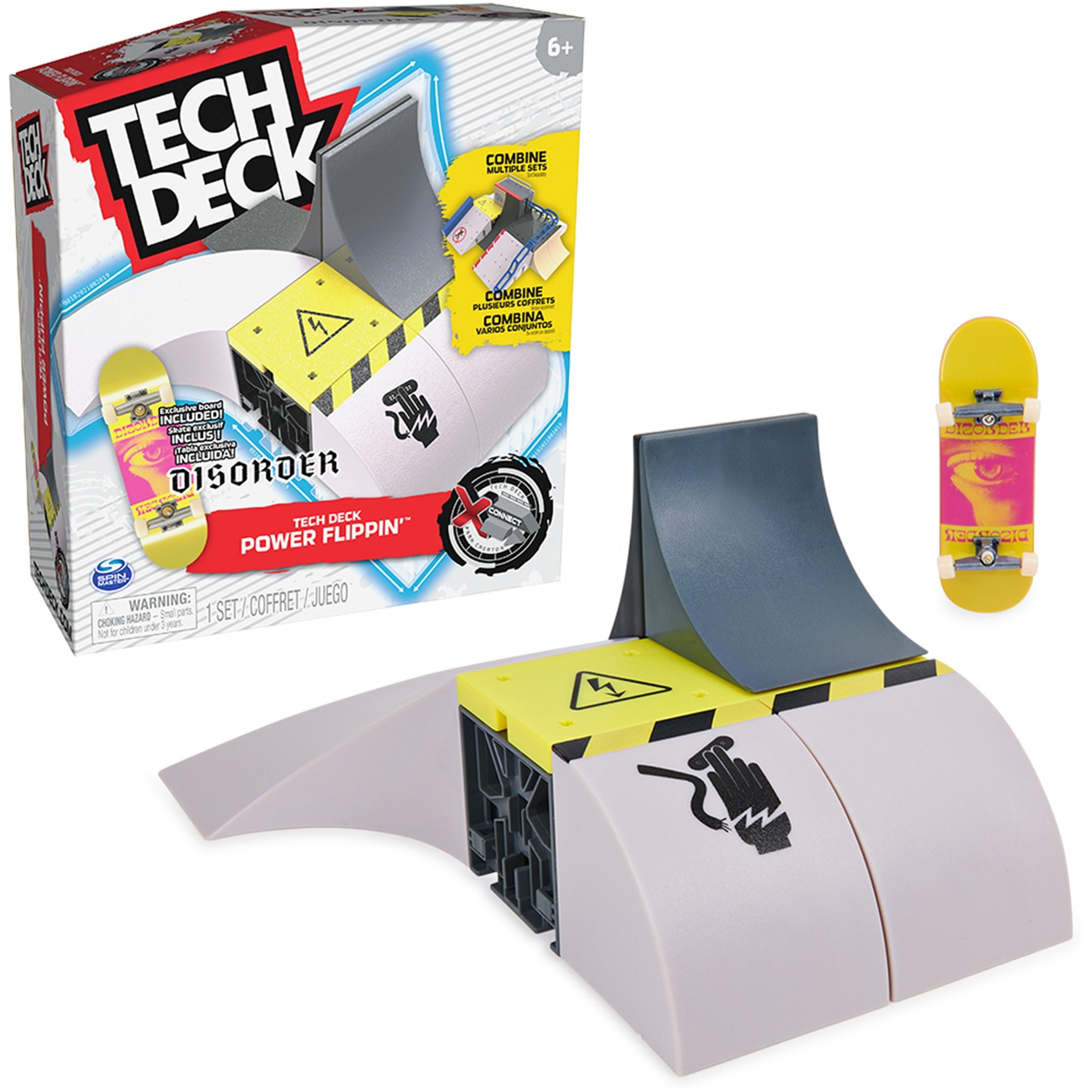 Spin Master Tech Deck X-Connect Starter-Set - Power Flippin'' Rampenset