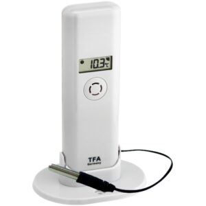 TFA Thermo-Hygro-Sender mit Profi-Temperatur-Kabelfühler WEATHERHUB
