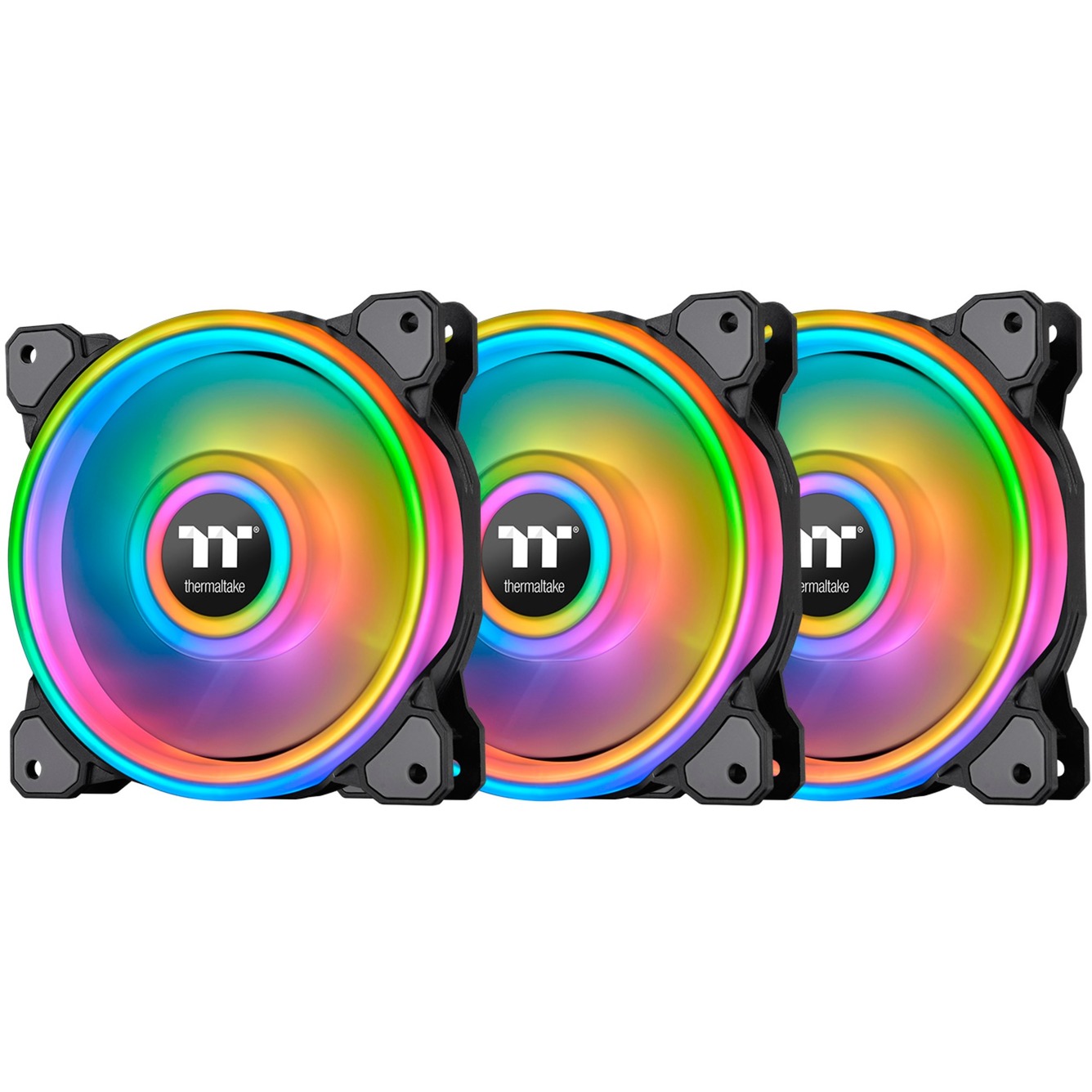 Thermaltake Riing Quad 14 RGB Radiator Fan TT Premium Edition 3 Pack