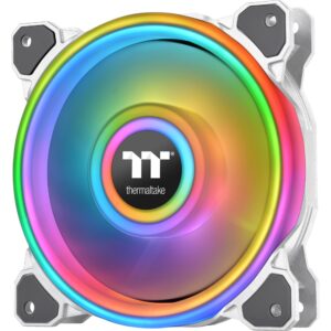 Thermaltake Riing Quad 14 RGB Radiator Fan TT Premium Edition Single Fan Pack - White