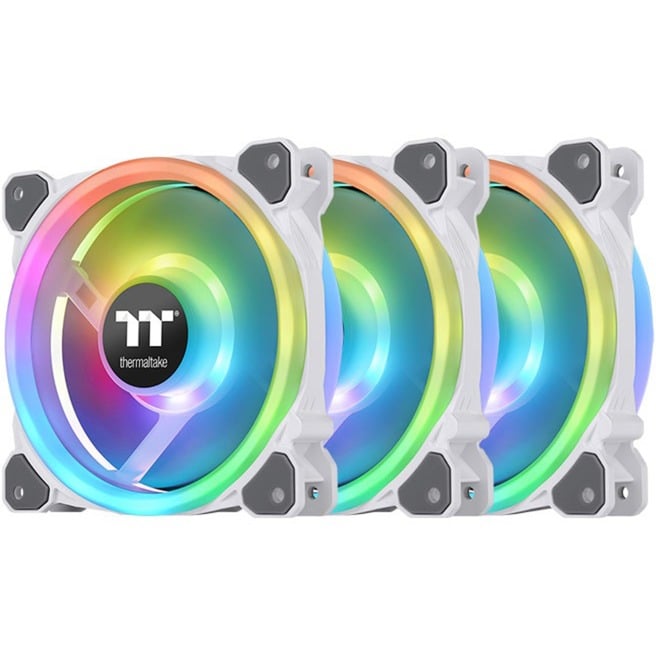 Thermaltake Riing Trio 12 RGB Radiator Fan White TT Premium Edition