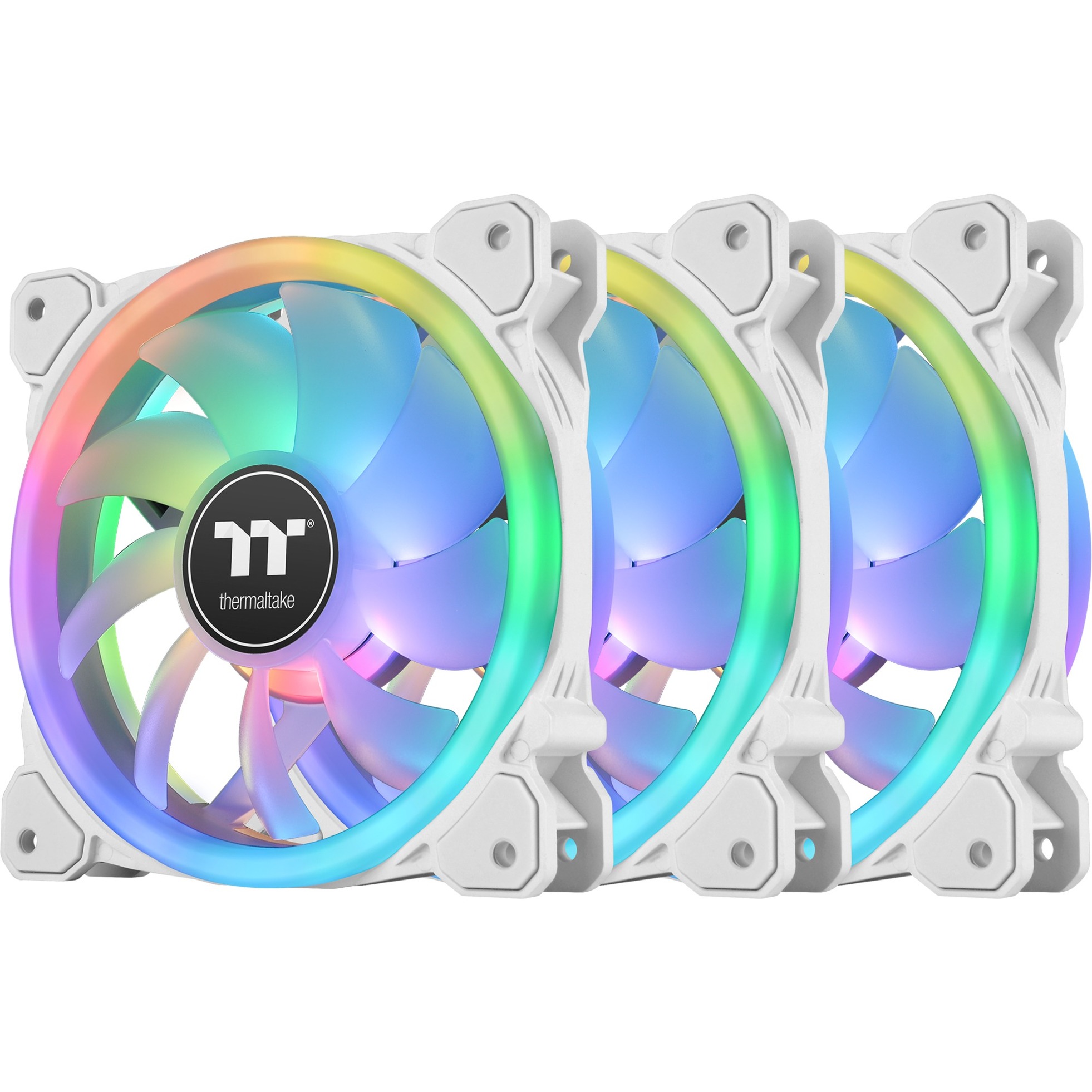 Thermaltake SWAFAN 12 RGB Radiator Fan TT Premium Edition White (3-Fan Pack)