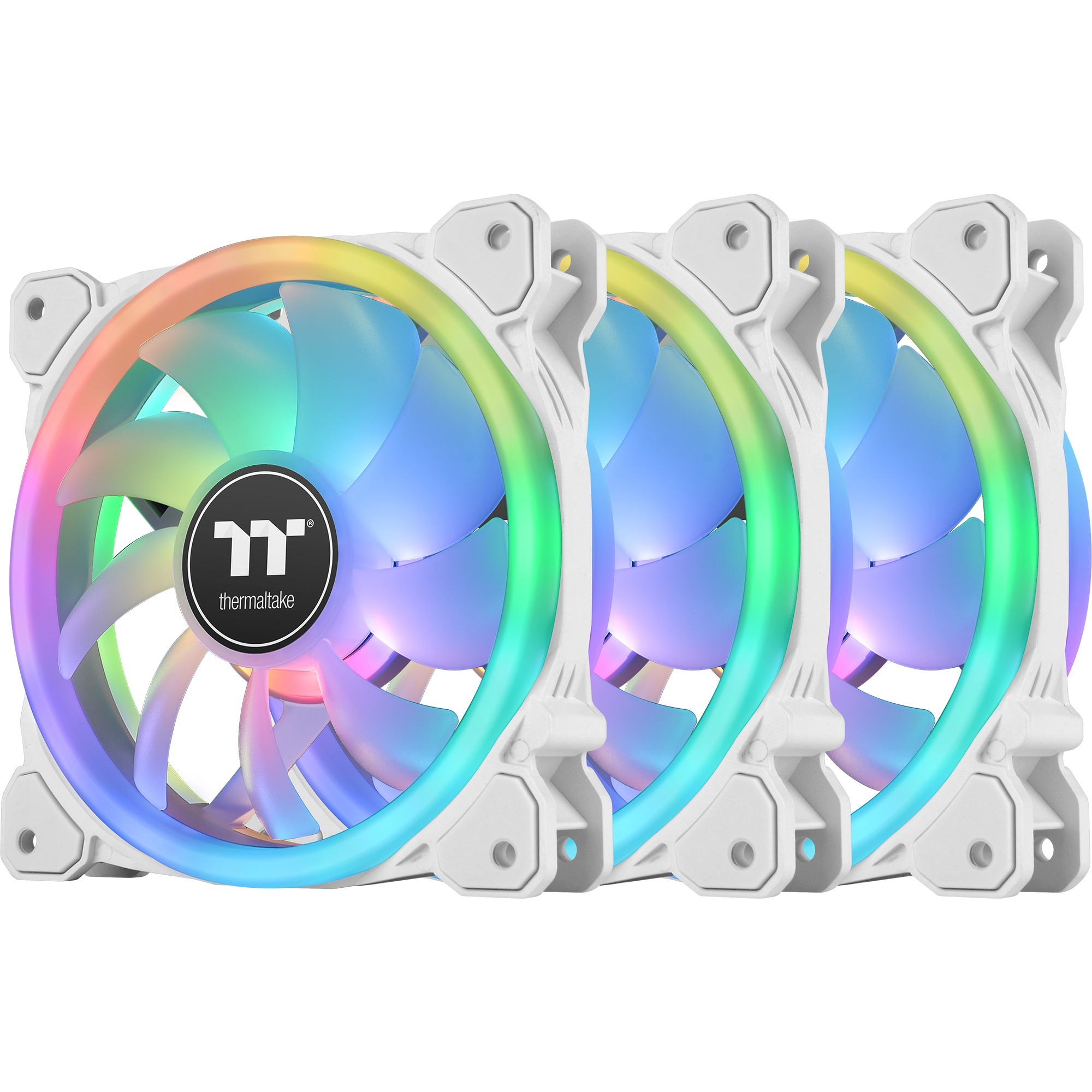 Thermaltake SWAFAN 14 RGB Radiator Fan TT Premium Edition White (3-Fan Pack)
