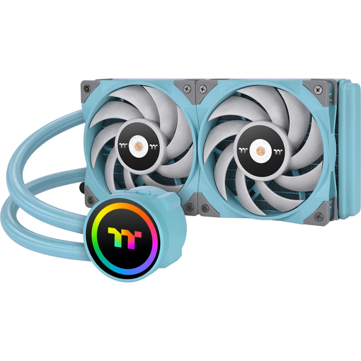 Thermaltake TOUGHLIQUID 240 ARGB Sync All-In-One Liquid Cooler Turquoise 240mm