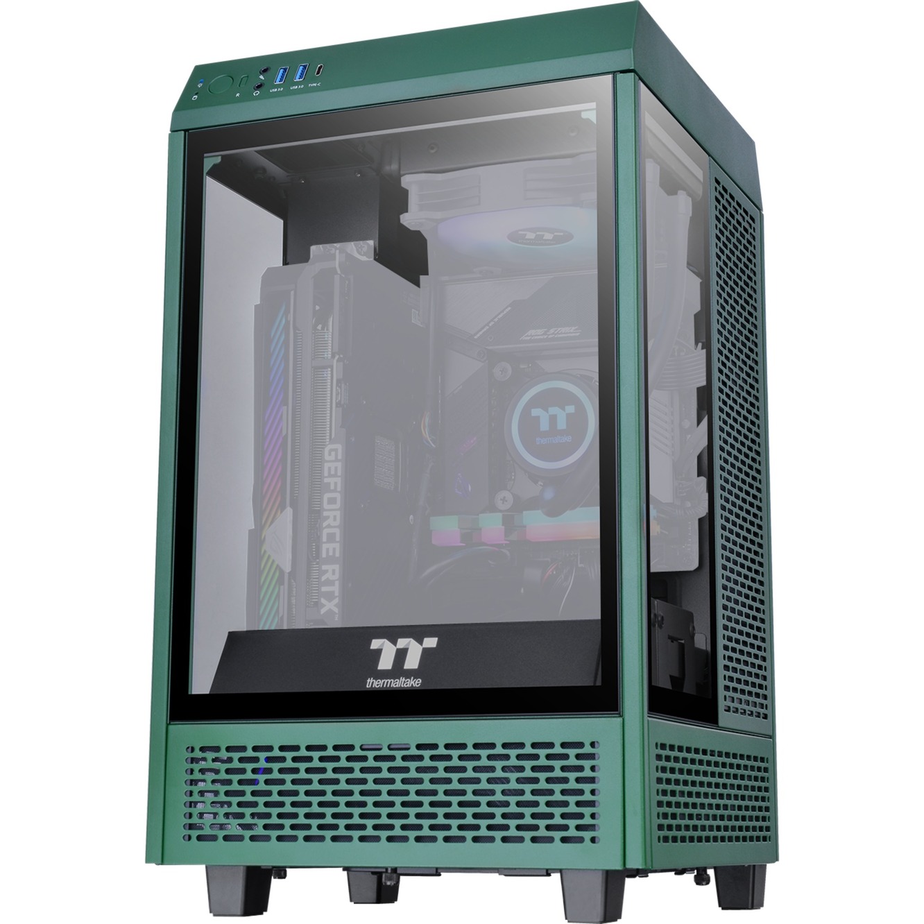 Thermaltake The Tower 100 Mini Tower Racing Green