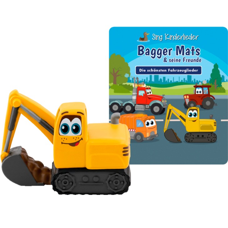 tonies Sing Kinderlieder - Bagger Mats & seine Freunde: Die schönsten Fahrzeuglieder