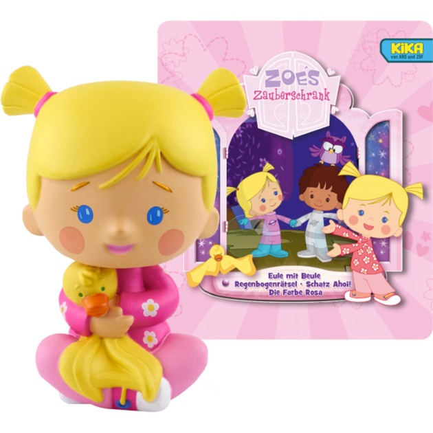 tonies Zoés Zauberschrank - Eule / Regenbogenrätsel / Schatz Ahoi / Farbe Rosa