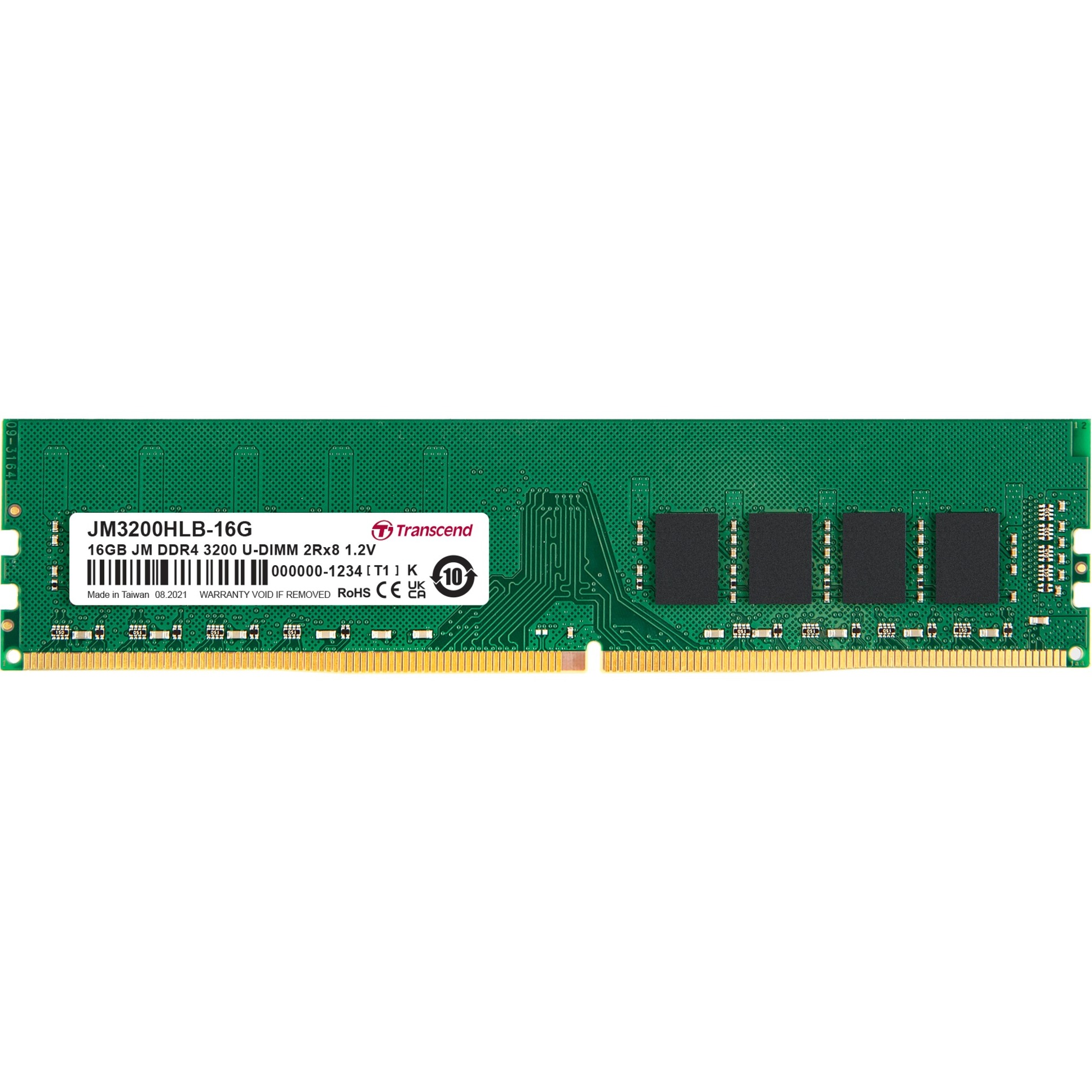 Transcend DIMM 16 GB DDR4-3200 (2x 8 GB) Dual-Kit